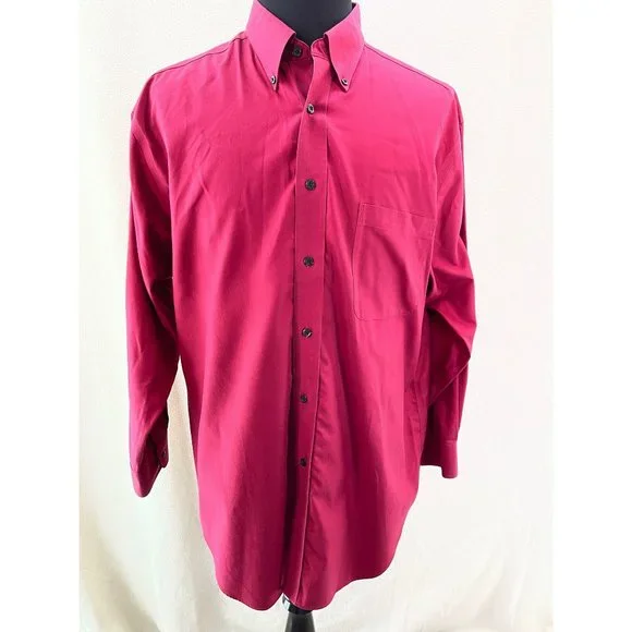 turnbury dress shirts Turnbury Hong Kong Mens Lg Shirt Button Down Front Long Sleeve Brown 100%cotton